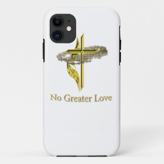 Coques Case-Mate iPhone Pas de plus grand amour (Dos)