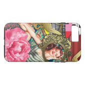 Coques Case-Mate iPhone Pas de signal - Collage numérique de dame effronté (Dos (Horizontal))