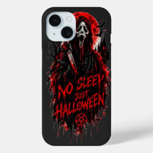 Coque Pour iPhone 15 Pas de sommeil, juste un cri d'Halloween Design go