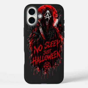 Coques iPhone 16 Plus Pas de sommeil, juste un cri d'Halloween Design go