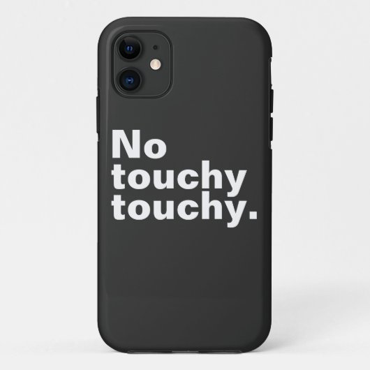 Coques Case-Mate iPhone Pas de toucher amusant drôle de design introverti (Dos)