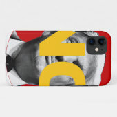 Coques Case-Mate iPhone Pas de Trump (rouge et jaune) (Dos (Horizontal))