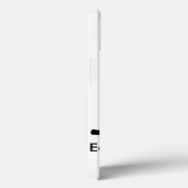 Coques Case-Mate iPhone "Pas d'OGM Mange Vivre sain Blanc noir Promotion (Verso / Droite)