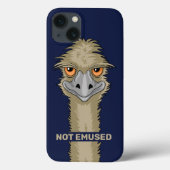 Coques Case-Mate iPhone Pas Emused Funny Emu Pun Indigo Blue (Verso)