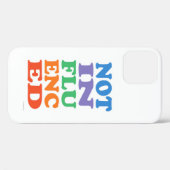 Coques Case-Mate iPhone Pas influencé Funny Conception de médias sociaux (Verso (horizontal))