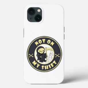 Case-Mate iPhone Case Pas sur mon poste Grim Reaper Citation d'Halloween