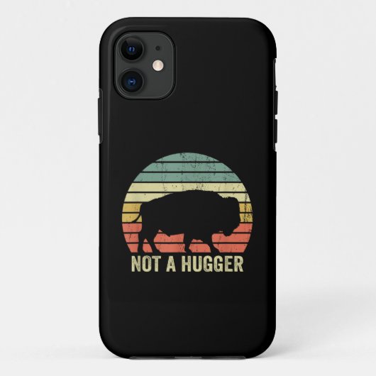 Coques Case-Mate iPhone Pas un drôle de bison de buffle de Yellowstone emb (Dos)