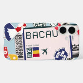 Coques Case-Mate iPhone Passe d'embarquement de Bacău Romania (Verso (horizontal))