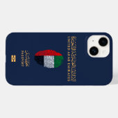 Coques Case-Mate iPhone Passeport de voyage unique des EAU Imprimer Souven (Verso (horizontal))