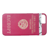 Coques Case-Mate iPhone Passeport soviétique (Dos (Horizontal))