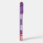 Coques Case-Mate iPhone Passion Pourpre | Ventilateur ondulé abstrait est- (Verso / Droite)