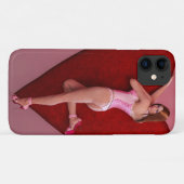 Coques Case-Mate iPhone Passionnée Saint Valentin fille dans un corse (Dos (Horizontal))