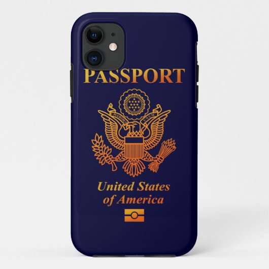 COQUES Case-Mate iPhone PASSPORT(USA) (Dos)