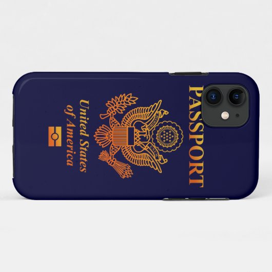 COQUES Case-Mate iPhone PASSPORT(USA) (Dos (Horizontal))