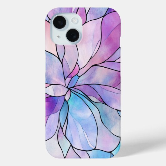 Coques Case-Mate iPhone Pastel Abstrait Floral Design Serene Petals Art (Verso)