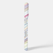 Coques Case-Mate iPhone Pastel Abstrait Wavy Stripes and Lines Monogramme (Verso / Droite)
