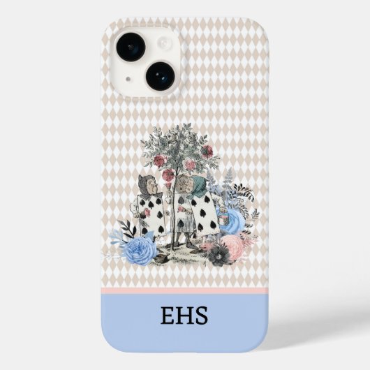 Coques Case-Mate iPhone Pastel Alice au pays des merveilles Jouer Cartes G (Verso)