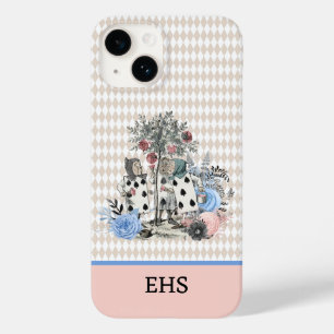 Coque Pour iPhone 14 Pastel Alice au pays des merveilles Jouer Cartes G
