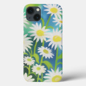 Coques Case-Mate iPhone Pastel Aquarelle Fleurs de marguerites (Verso)