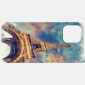 Coques Case-Mate iPhone Pastel Aquarelle Paris Tour Eiffel (Verso (horizontal))