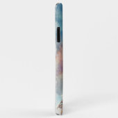 Coques Case-Mate iPhone Pastel Aquarelle Paris Tour Eiffel (Dos/Droite)