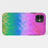 Coques Case-Mate iPhone Pastel bleu et rose Abstrait (Dos (Horizontal))