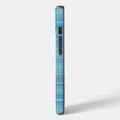 Coques Case-Mate iPhone Pastel Blue Plaid Motif (Verso / Gauche)