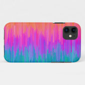 Coques Case-Mate iPhone Pastel Blue Purple Orange Abstrait (Dos (Horizontal))