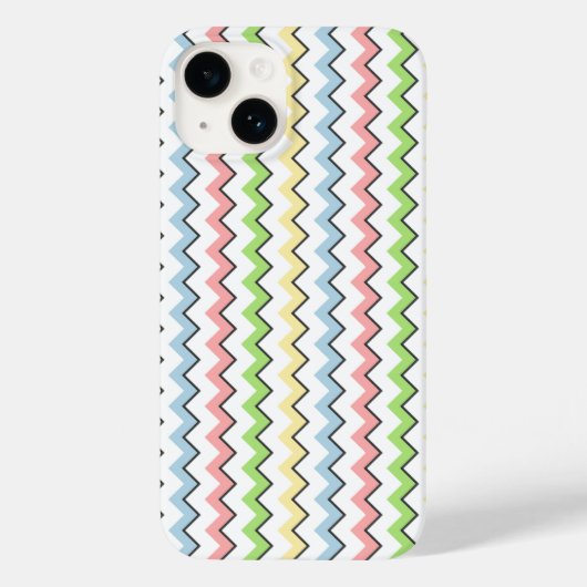 Coques Case-Mate iPhone Pastel Chevron par Shirley Taylor (Verso)