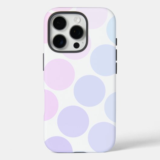 Coques Case-Mate iPhone Pastel Circle Design Motif (Verso)