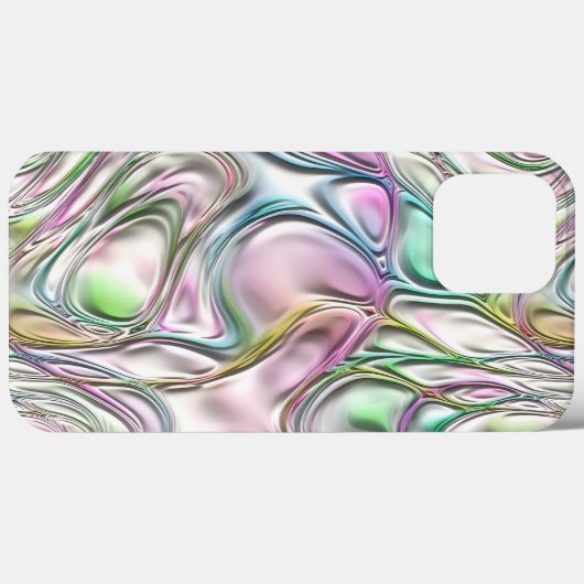 Coques Case-Mate iPhone Pastel Coloured Style Abstrait Art Motif (Verso (horizontal))
