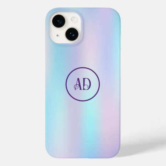 Coques Case-Mate iPhone Pastel Colours Abstrait Arrière - plan d'iridescen (Verso)