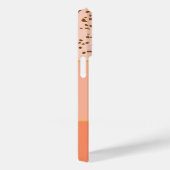 Coques Case-Mate iPhone Pastel Coral Gold Parties scintillant Ombre Nom du (Verso / Droite)