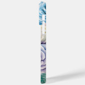 COQUES Case-Mate iPhone PASTEL COULEUR D'EAU 3D ROSES (Verso / Gauche)