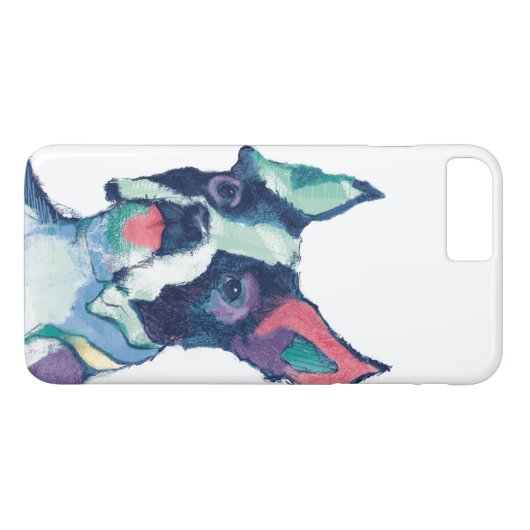 Coques Case-Mate iPhone Pastel d'aquarelle d'Ulysse (Dos (Horizontal))