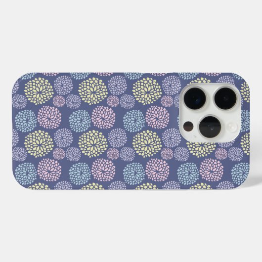 Coques Case-Mate iPhone Pastel dots motif violet bleu jaune rose (Verso (horizontal))