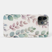 Coques Case-Mate iPhone Pastel doux Pretty Eucalyptus Motif Feuille (Dos (Horizontal))