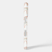 Coques Case-Mate iPhone Pastel Earth Tone Boho Rainbow Motif (Verso / Droite)