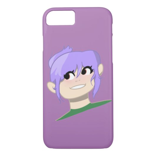Coques Case-Mate iPhone Pastel Femme Cartoon Face (Dos)