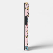 Coques Case-Mate iPhone Pastel Feuille rose (Verso / Droite)