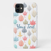 Coques Case-Mate iPhone Pastel Feuilles (Dos)