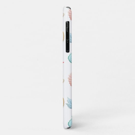 Coques Case-Mate iPhone Pastel Feuilles (Dos/Gauche)