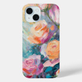 Coques Case-Mate iPhone Pastel Floral Moderne Impressionniste Peinture (Verso)