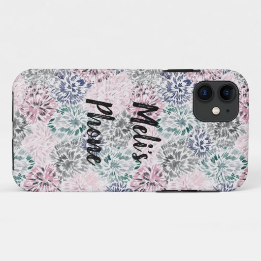 Coques Case-Mate iPhone Pastel floral sur mesure (Dos (Horizontal))