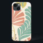 Case-Mate iPhone Case Pastel Floral Vines et Feuilles sur Arrière - plan<br><div class="desc">Les vignes florales et les feuilles aux couleurs pastel sont les sujets de cette pièce d'Erica J. Vess. Le mélange de pastels sur l'arrière - plan crème aide le tableau à se démarquer sans accabler les sens. Mettez cette empreinte tropicale dans votre maison aujourd'hui !</div>
