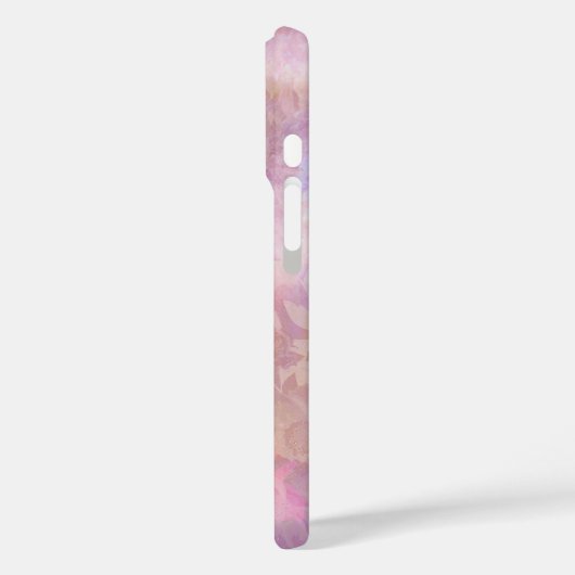 Coques Case-Mate iPhone Pastel Florals With Chic Script Monogram (Verso / Gauche)