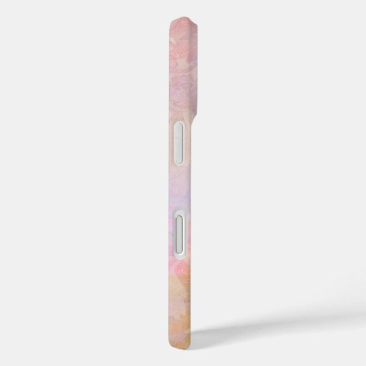 Coques Case-Mate iPhone Pastel Florals With Chic Script Monogram (Verso / Droite)