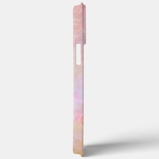 Coques Case-Mate iPhone Pastel Florals With Chic Script Monogram (Verso / Droite)