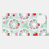 Coques Case-Mate iPhone pastel flower owl (Verso (horizontal))