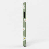 Coques Case-Mate iPhone Pastel Green Daisy Flower (Dos/Droite)